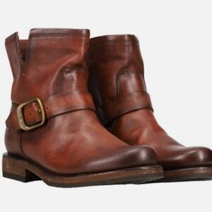 BNWT - FRYE VERONICA LEATHER BOOTIE - TAN - SIZE 6.5